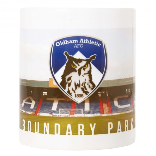 Oldham Stadium Design Mug