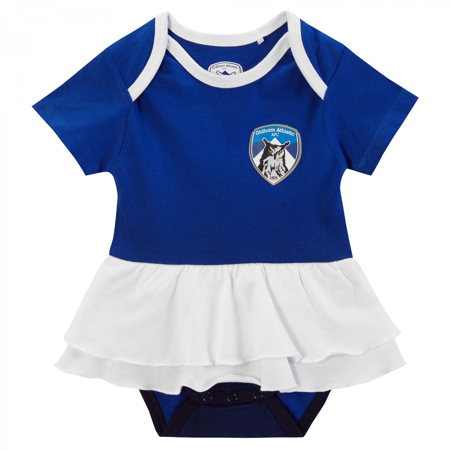 3-6 mths Oldham Athletic AFC Football Baby Girl Kit Tutu Blue White 