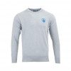 Oldham Grey Knitted Crew Neck Jumper - Adult