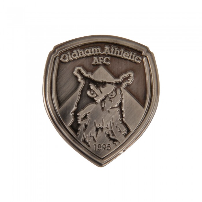 Oldham Metal Crest Badge 