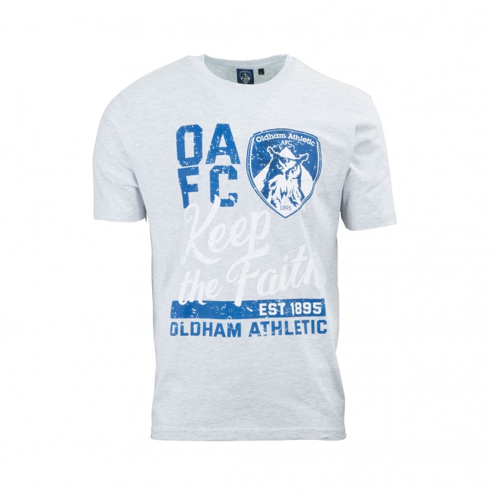 Oldham Multi Print Graphic T-Shirt - Adult